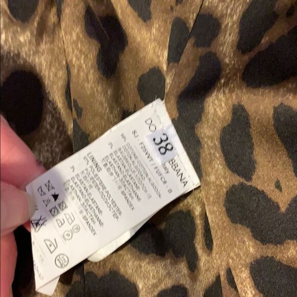 DOLCE & GABBANA. VINTAGE JACKET. LEOPARD LINING. SIZE 8 - Picture 8 of 11